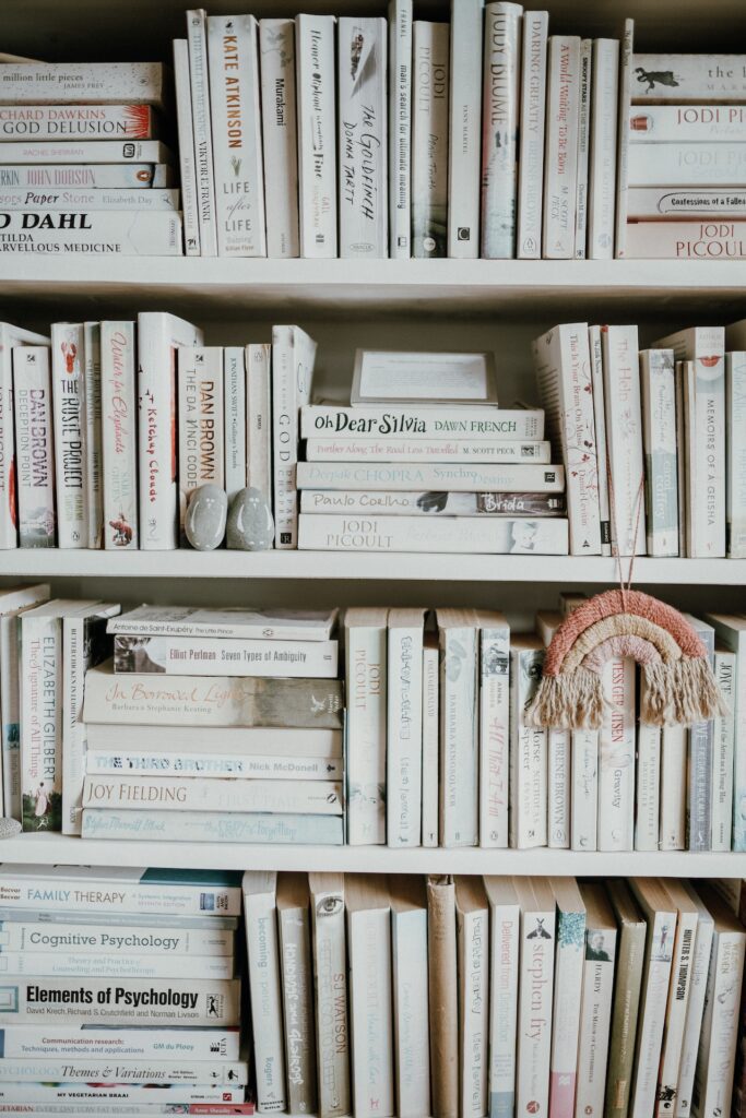 Book Towers - White Books